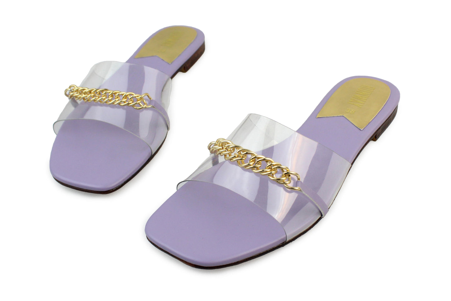 Chained PVC Mint Flats