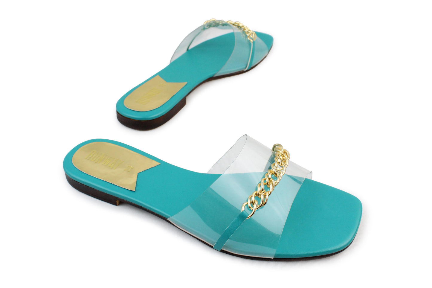 Chained PVC Mint Flats