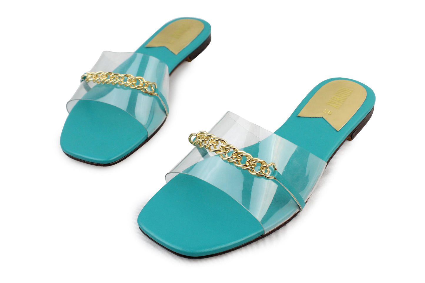 Chained PVC Mint Flats
