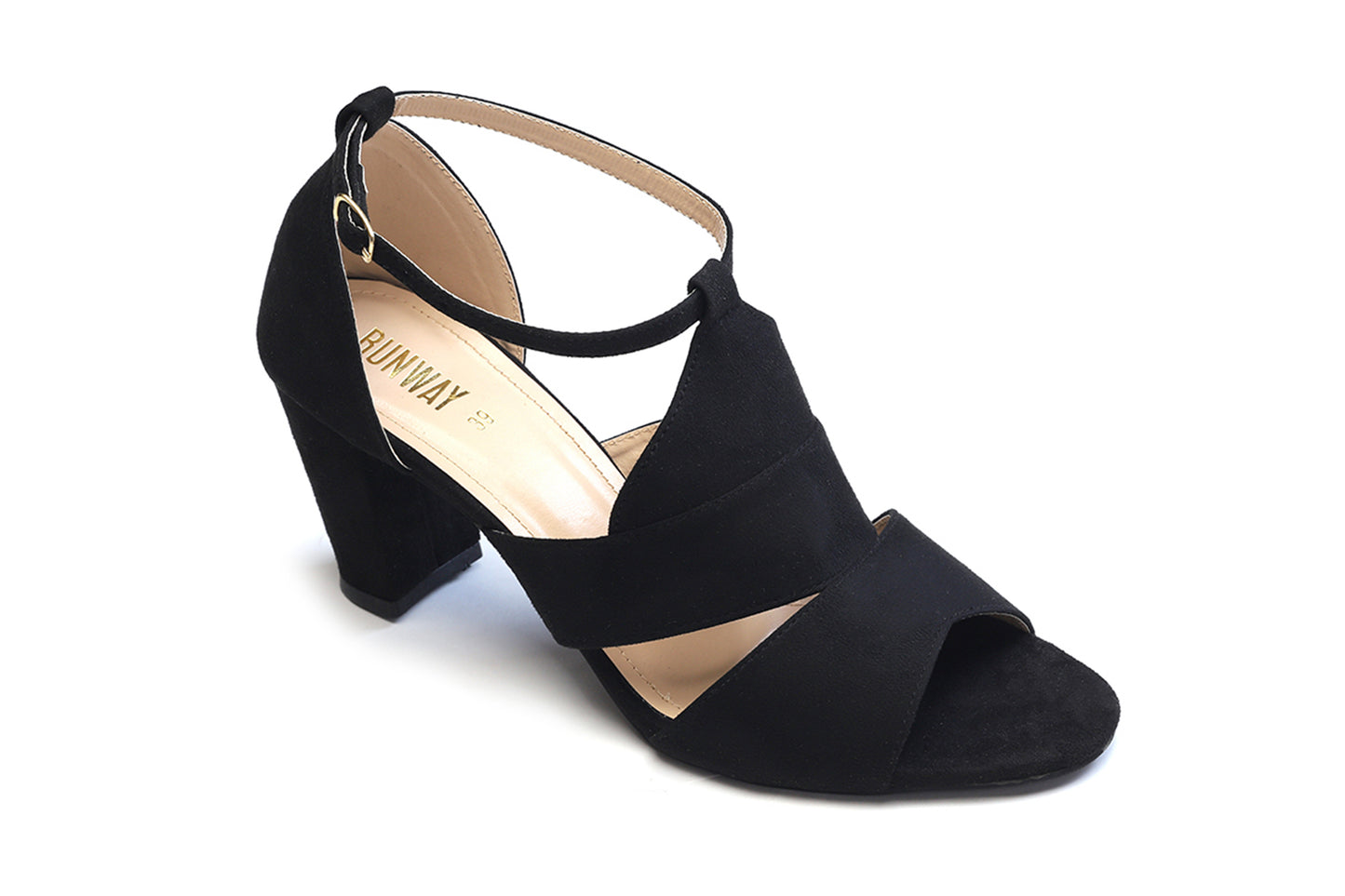 Black Suede Sandals
