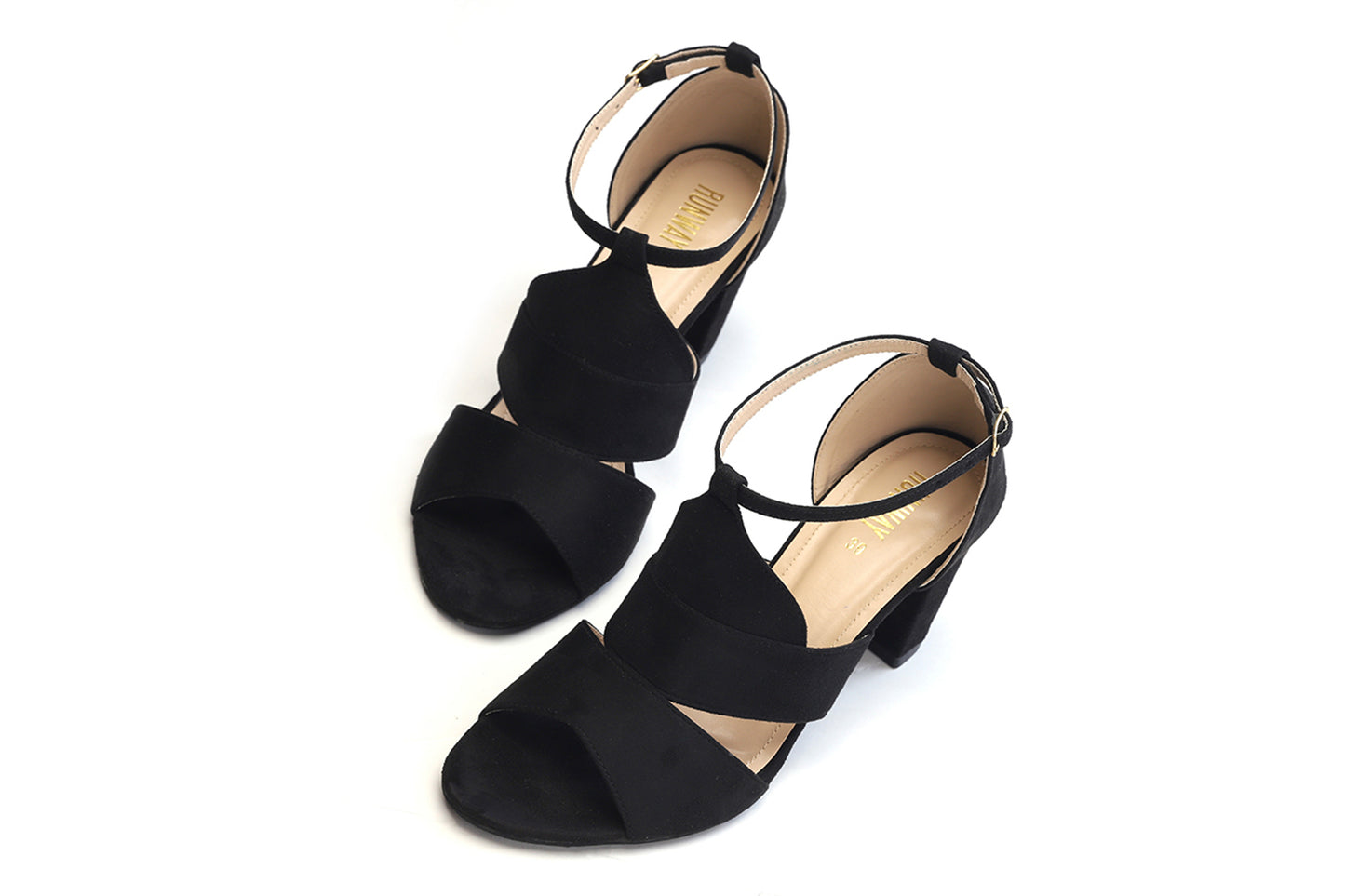 Black Suede Sandals