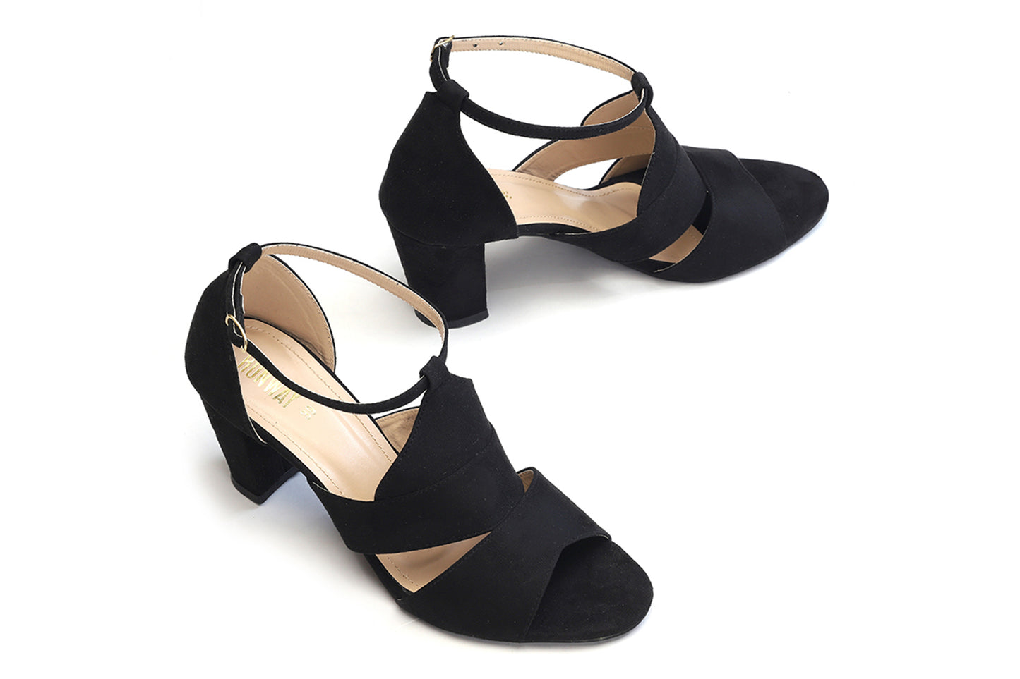 Black Suede Sandals