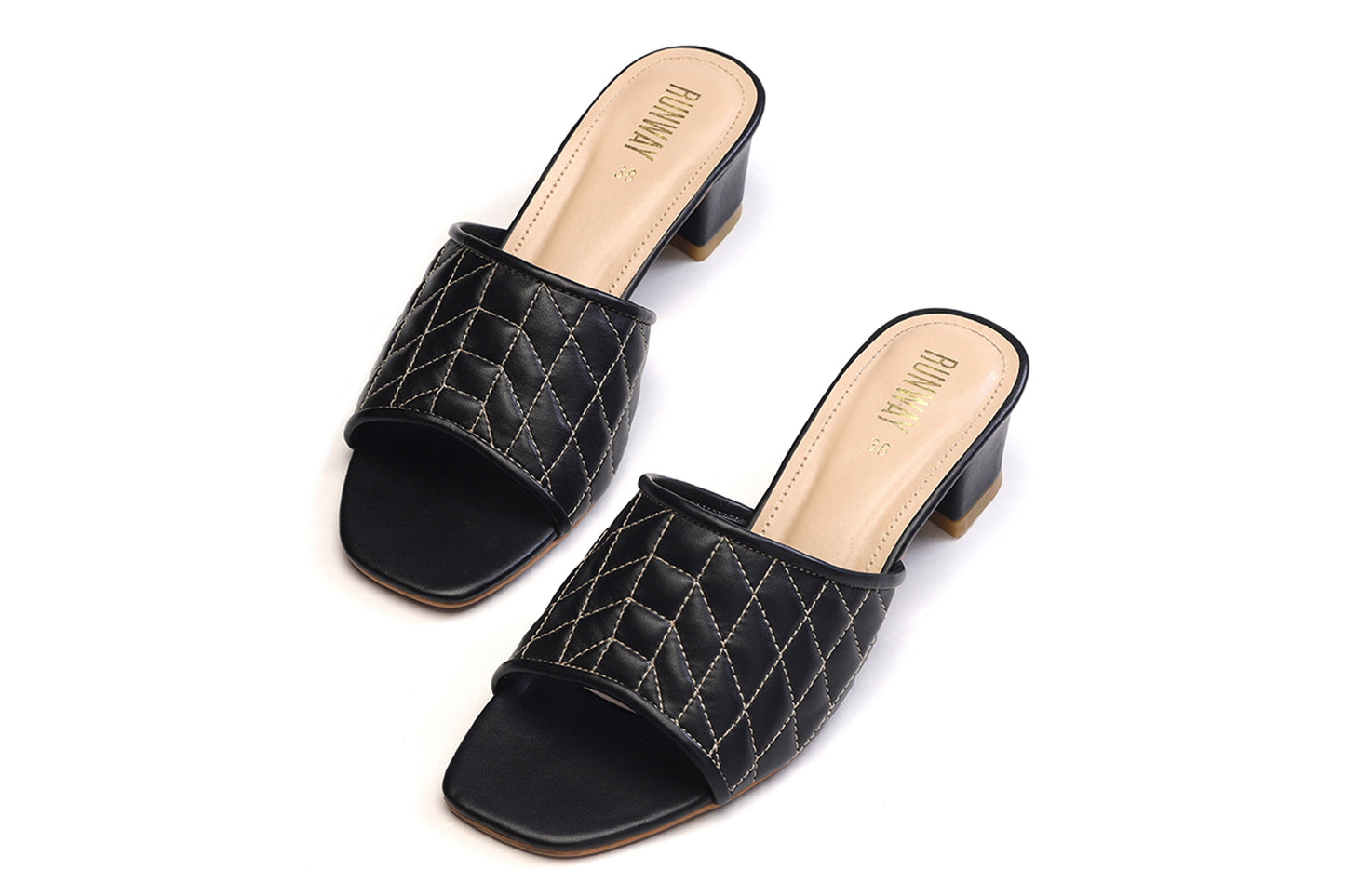 Prismic Black Slip On
