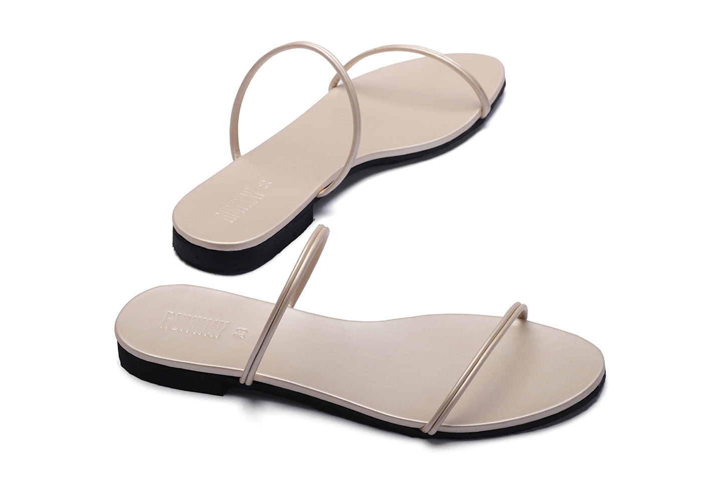Pearl Strappy Slides