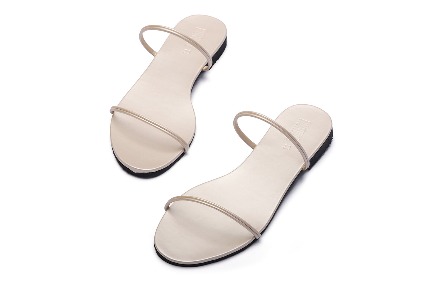 Pearl Strappy Slides