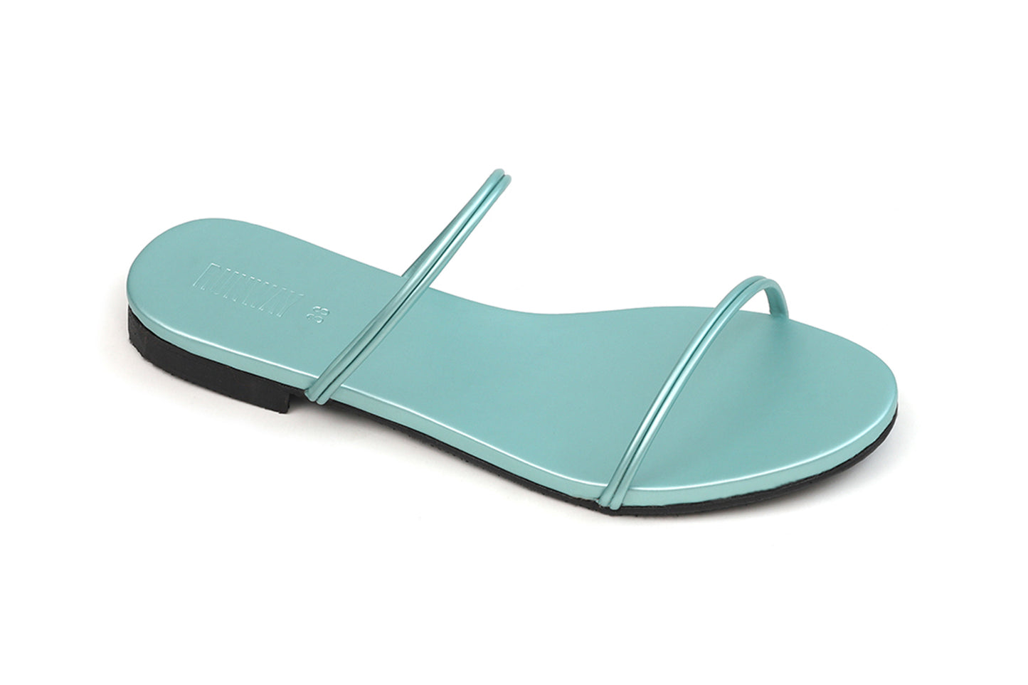 Olive Strappy Slides