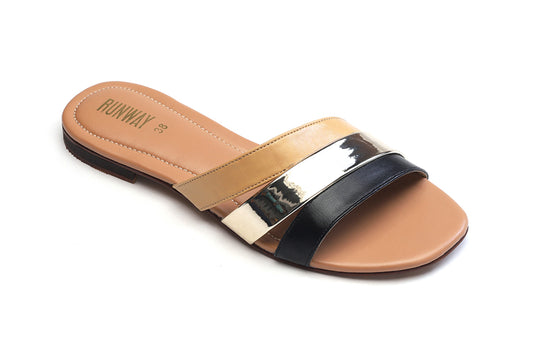 Black N Gold Slides