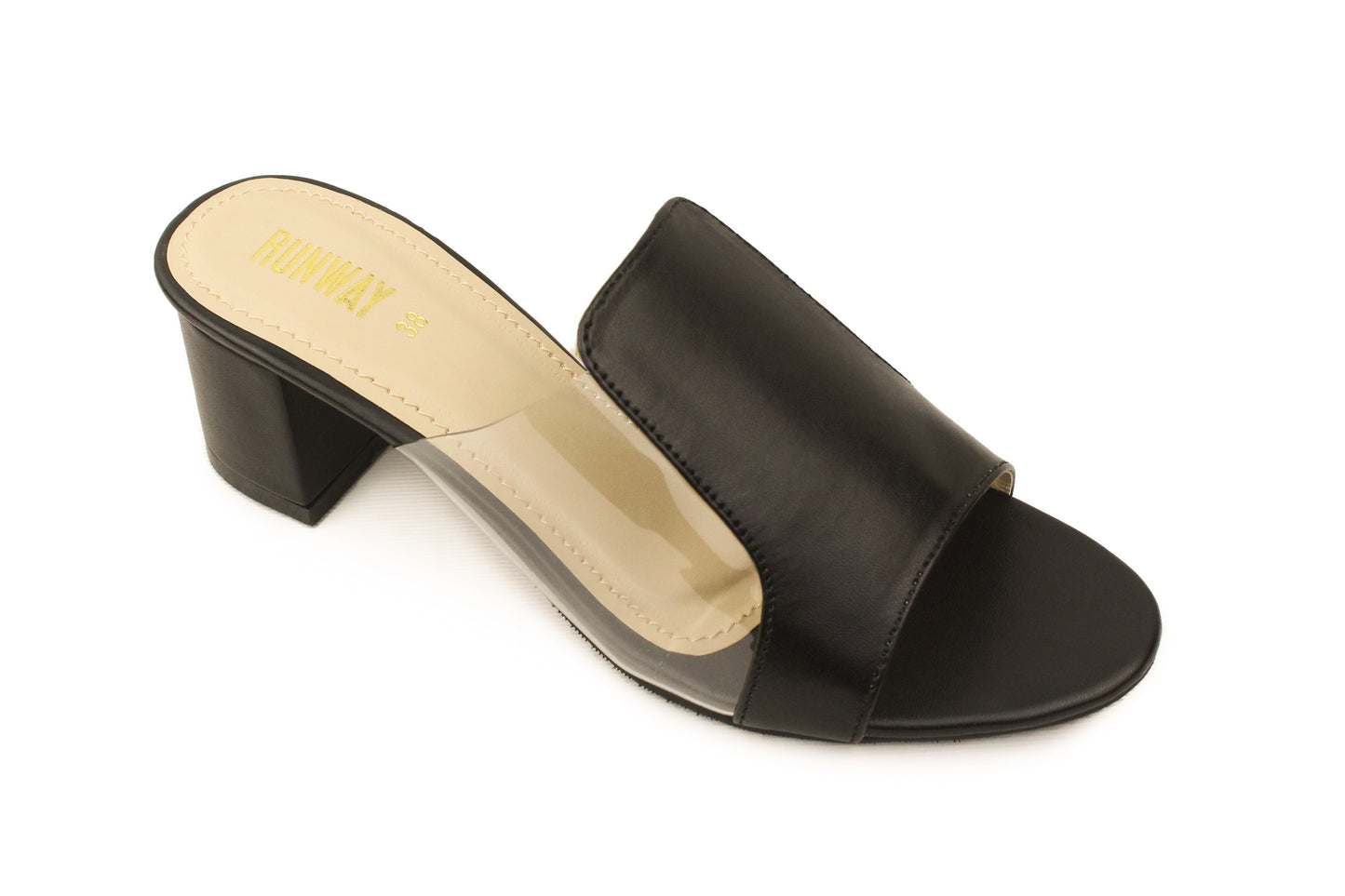 PVC Black Slip On