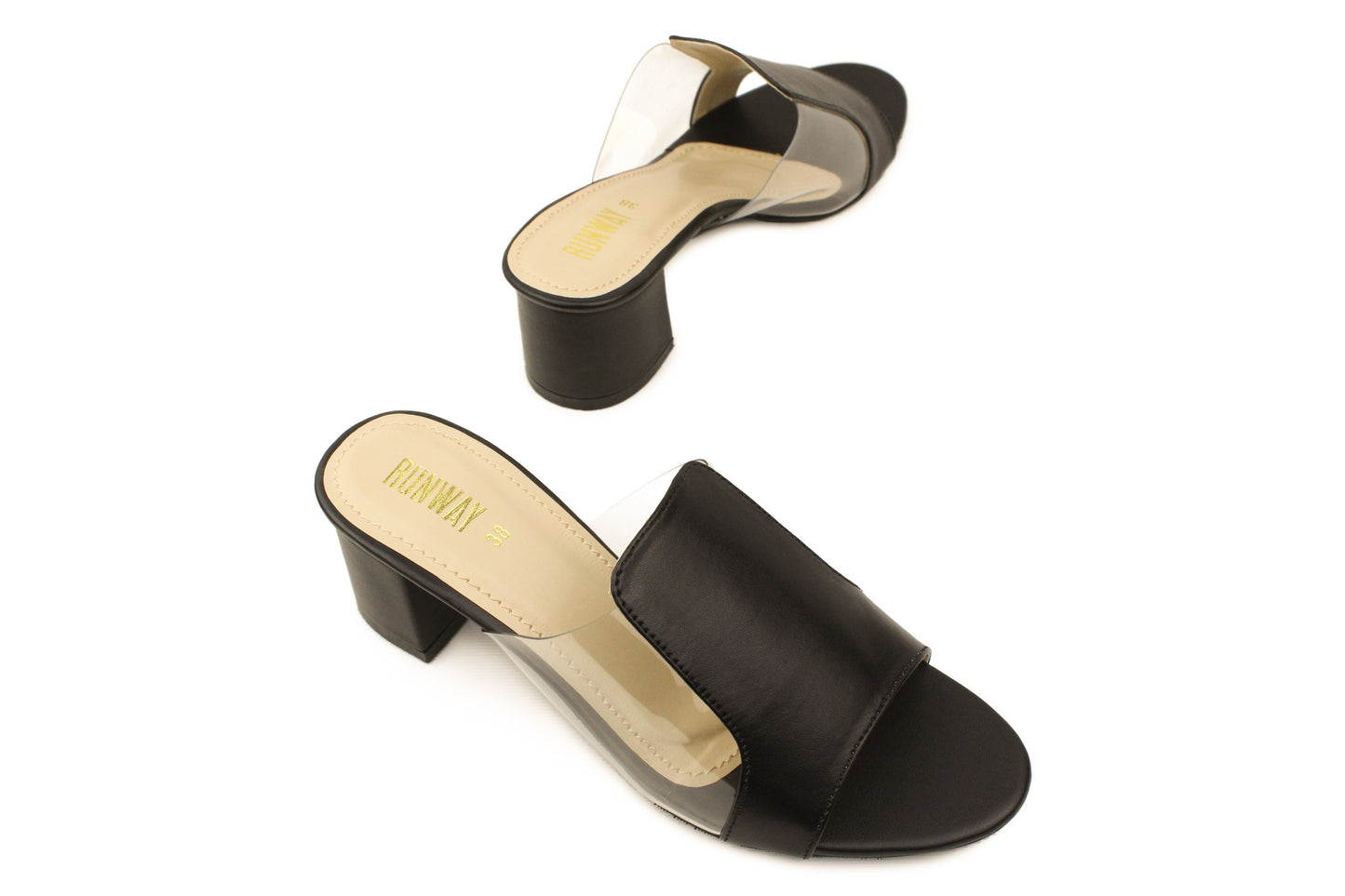 PVC Black Slip On