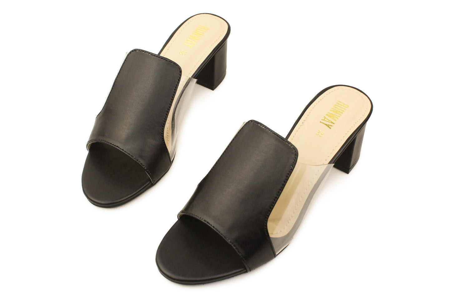 PVC Black Slip On