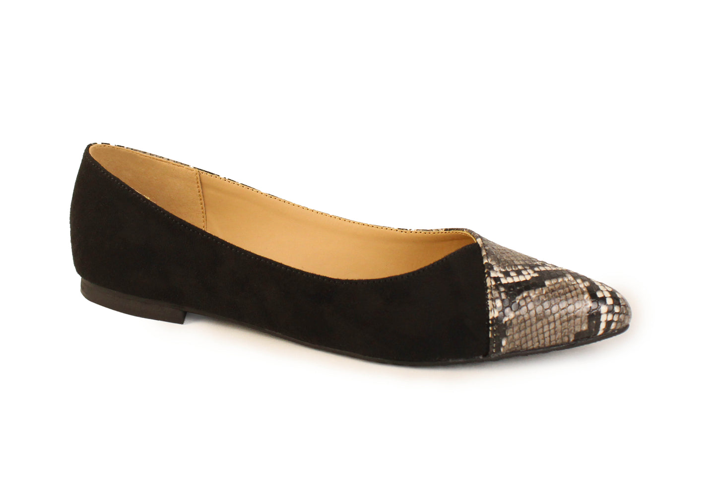 Snake Suede Pumps