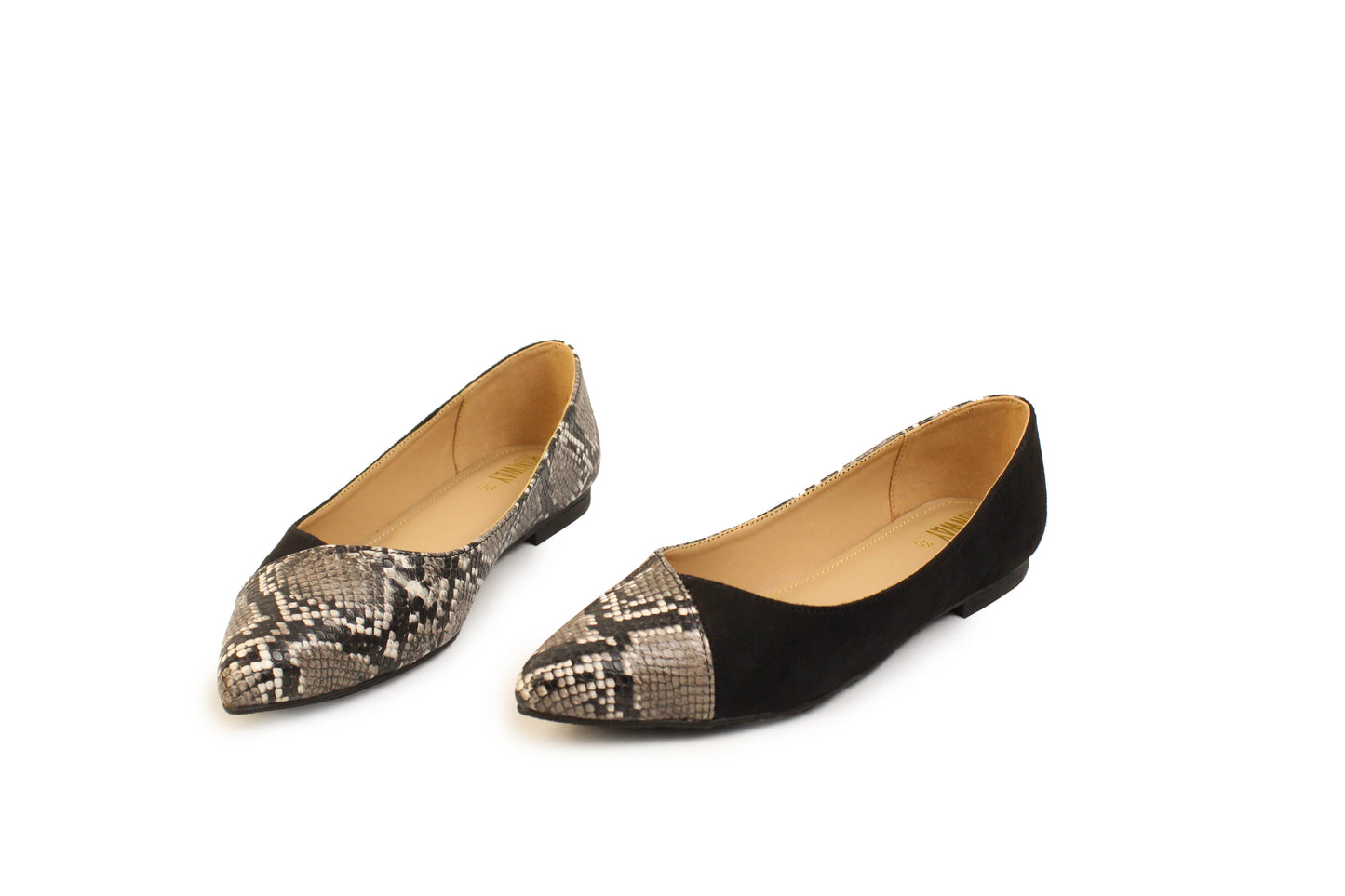 Snake Suede Pumps
