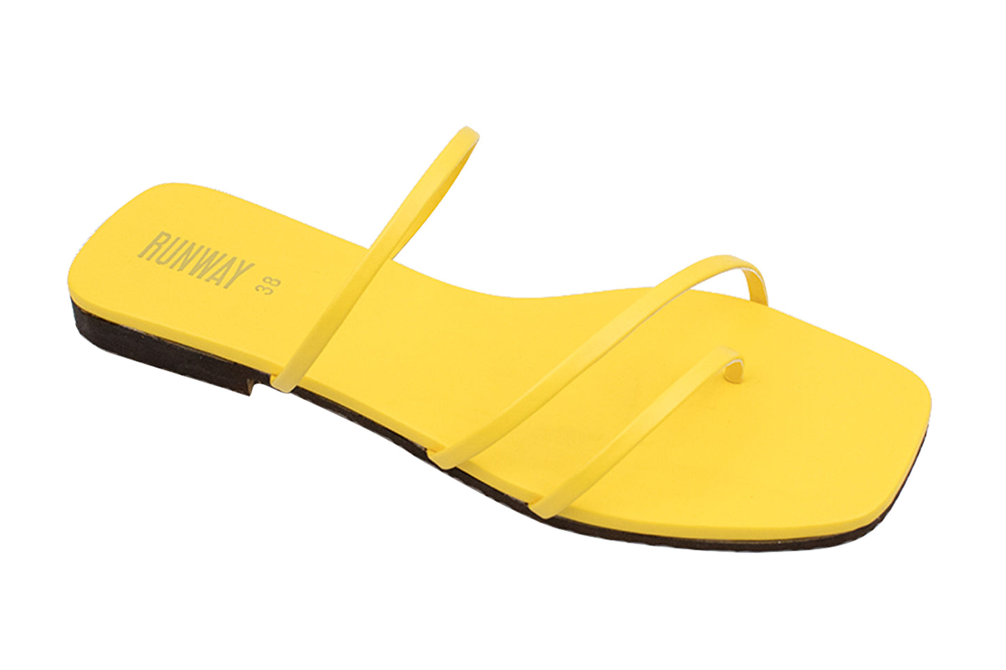 3 Strapped Black Slides
